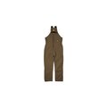 Berne Heritage Insulated Bib Overall, Bark - Extra Large B415BBT480